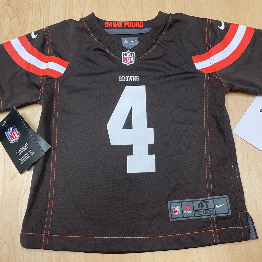 Cleveland Browns Authentic Nike Deshaun Watson Toddler Jersey Retails $55